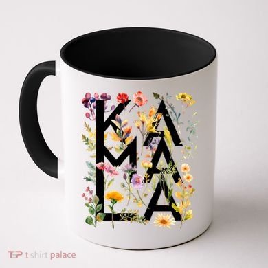 Kamala Harris 2024 Election Floral Flowers Coffee Mug