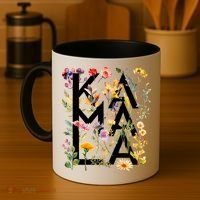 Kamala Harris 2024 Election Floral Flowers Coffee Mug thumb 4