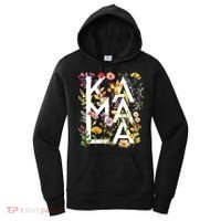 Kamala Harris 2024 Election Floral Flowers Women's Hoodie thumb 0
