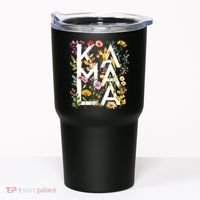 Kamala Harris 2024 Election Floral Flowers Tumbler thumb 0