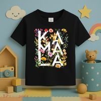 Kamala Harris 2024 Election Floral Flowers Toddler T-Shirt thumb 3
