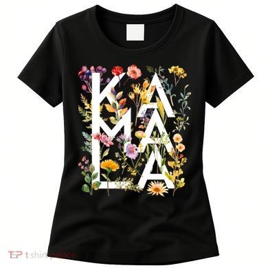 Kamala Harris 2024 Election Floral Flowers Women's T-Shirt