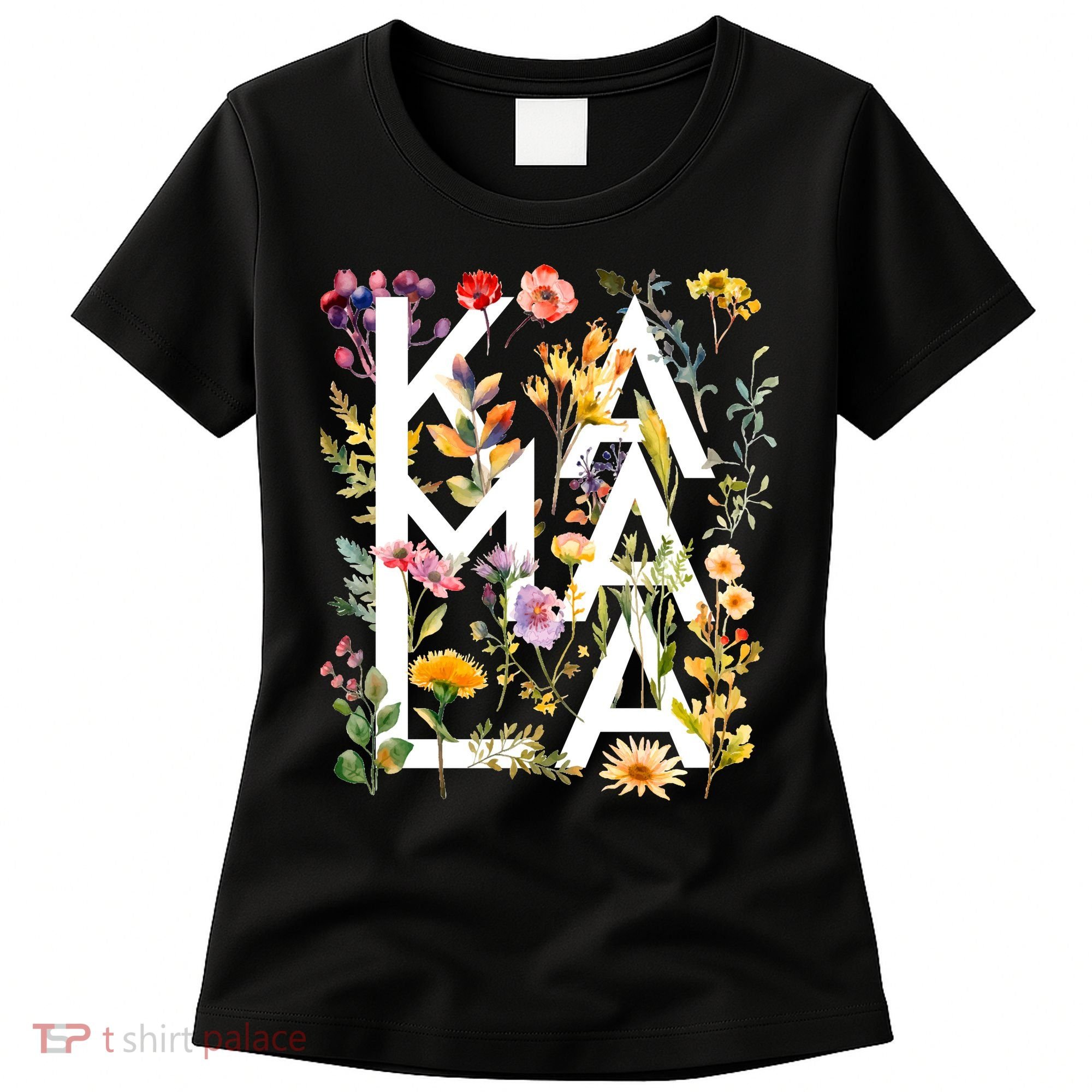 Kamala Harris 2024 Election Floral Flowers Women's T-Shirt