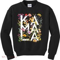 Kamala Harris 2024 Election Floral Flowers Kids Sweatshirt thumb 0