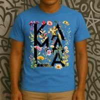 Kamala Harris 2024 Election Floral Flowers T-Shirt thumb 3