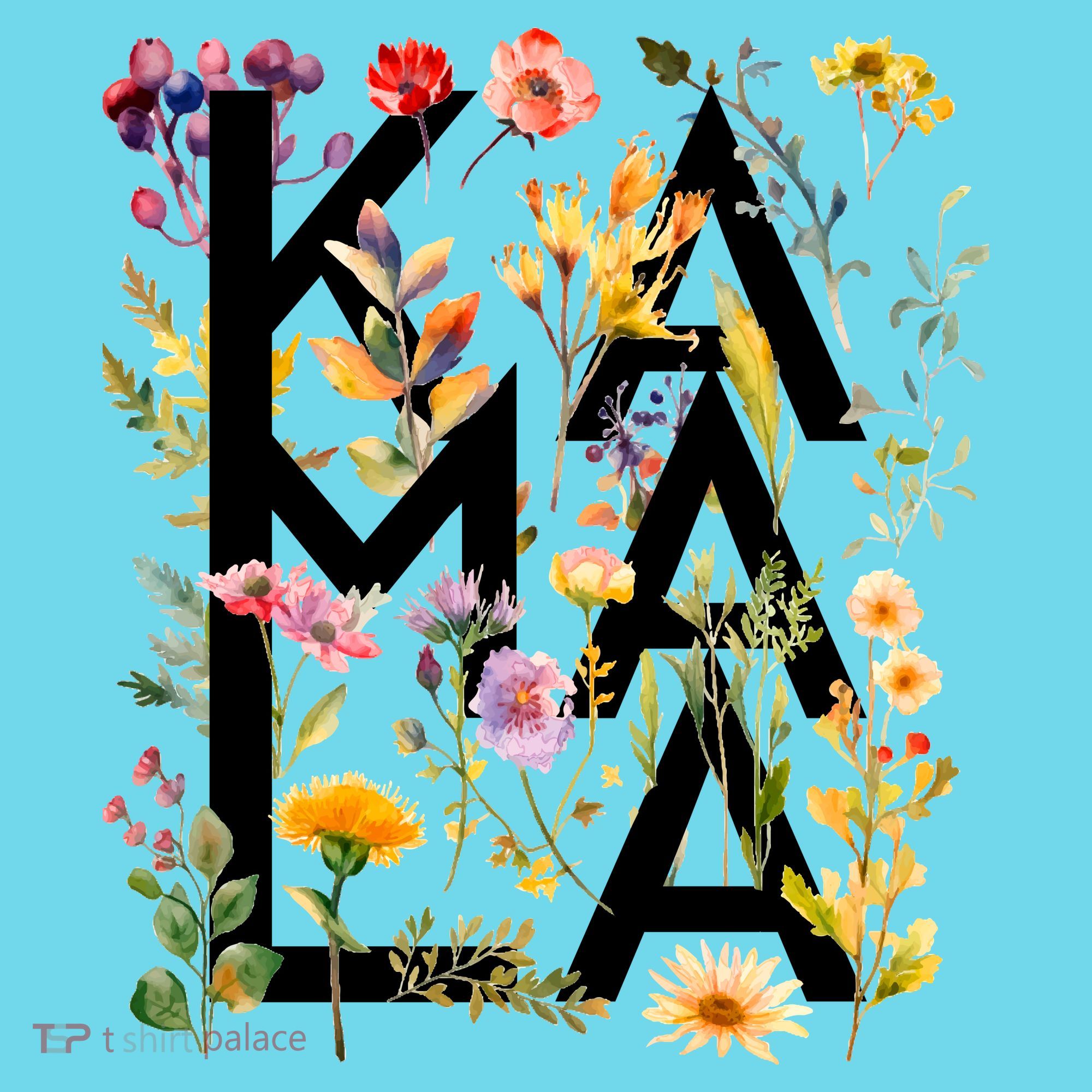 Kamala Harris 2024 Election Floral Flowers Kids T-Shirt