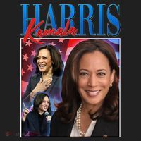 Kamala Harris 2024 Portrait Collage Women's Sweatshirt thumb 2