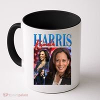Kamala Harris 2024 Portrait Collage Coffee Mug thumb 0