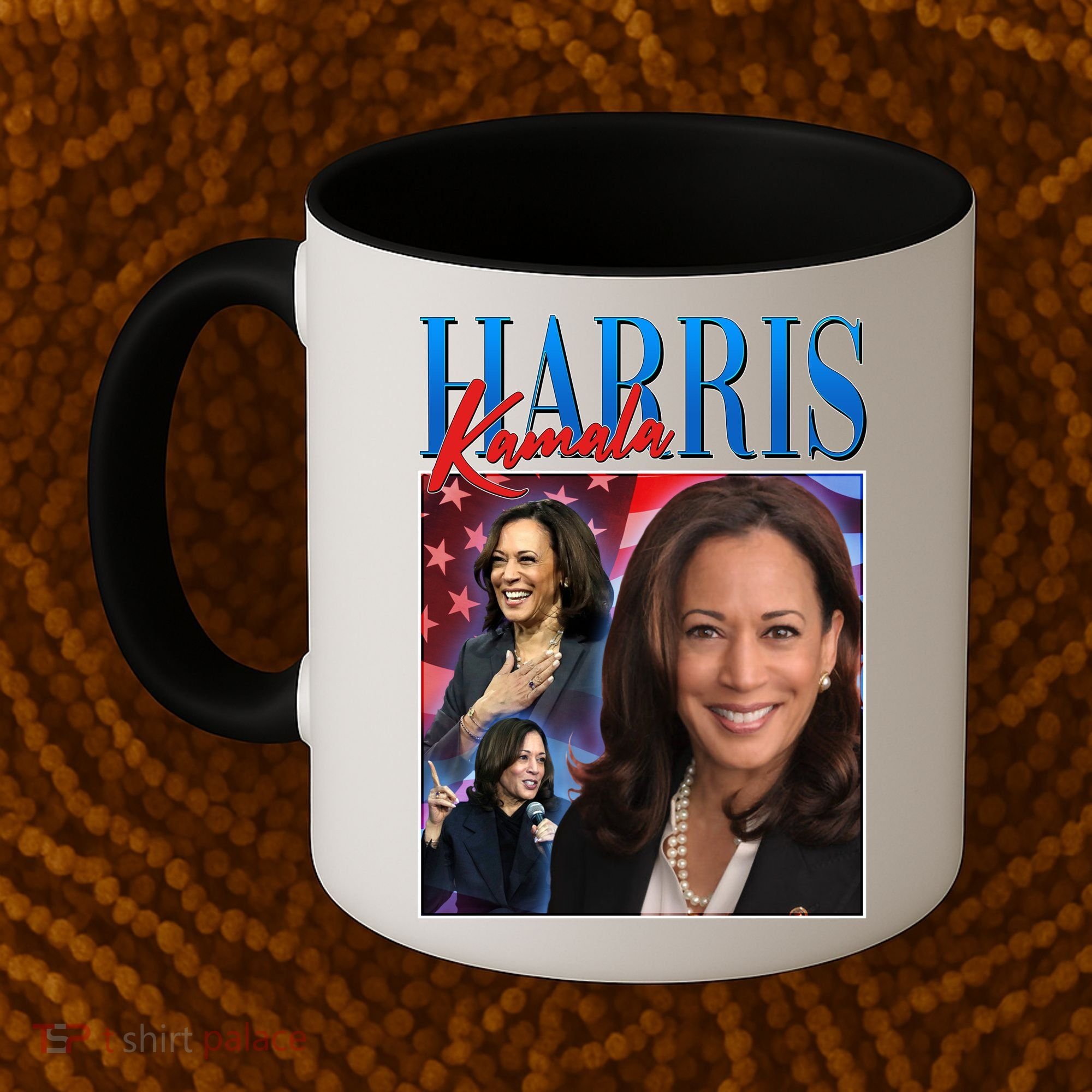 Kamala Harris 2024 Portrait Collage Coffee Mug