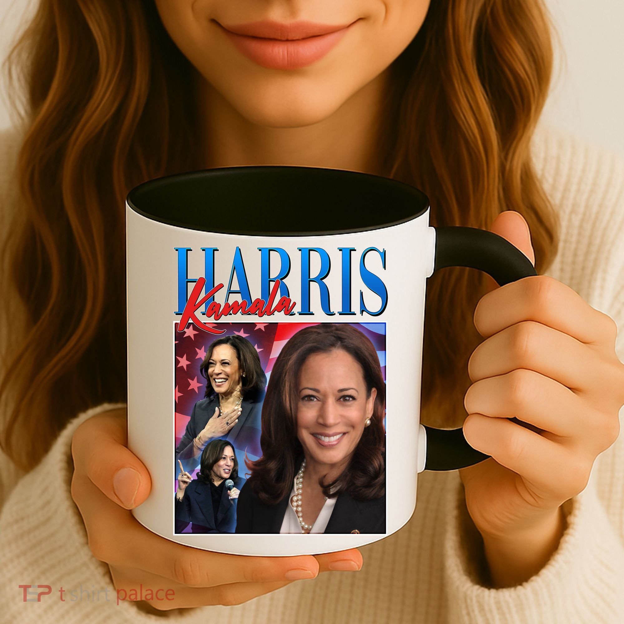 Kamala Harris 2024 Portrait Collage Coffee Mug