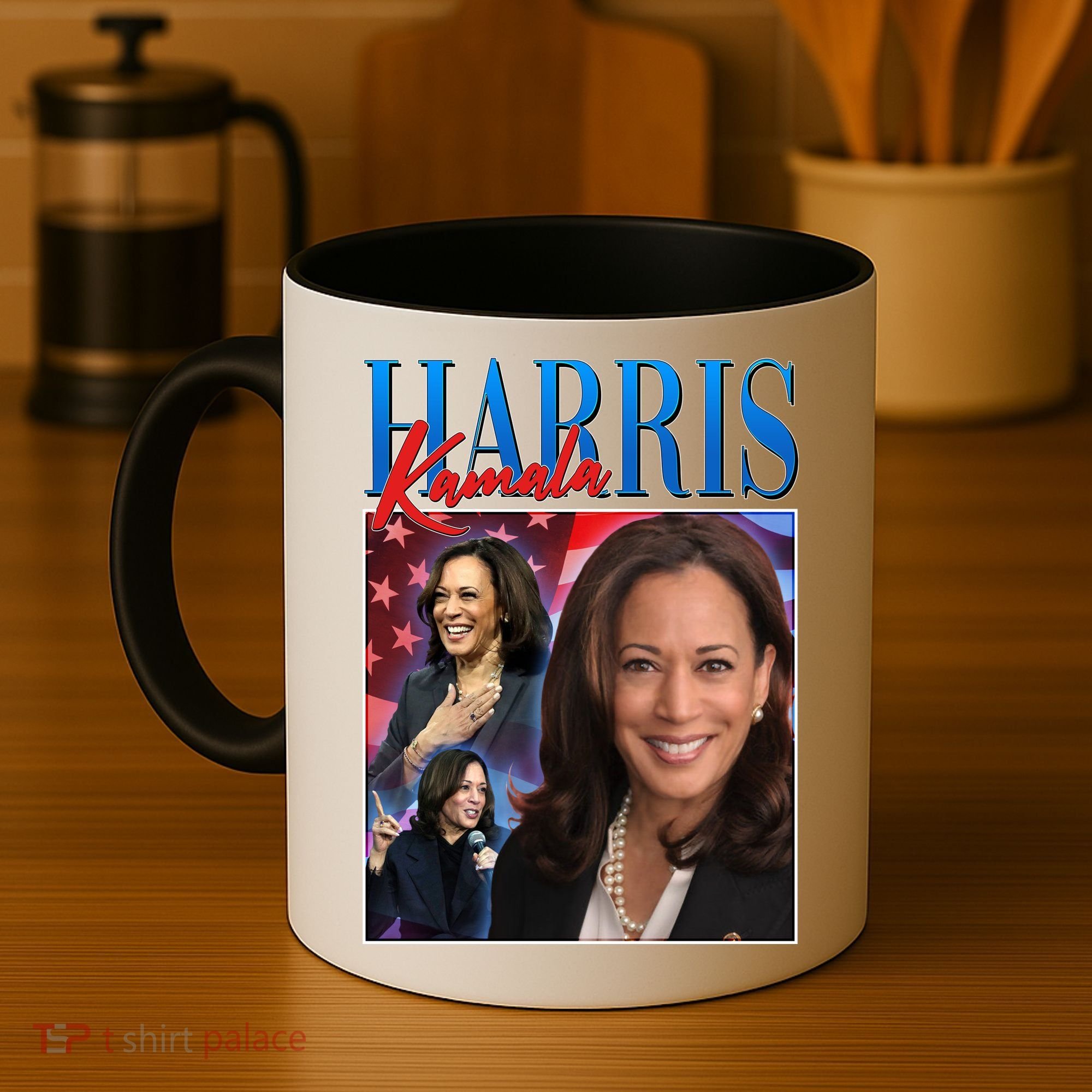 Kamala Harris 2024 Portrait Collage Coffee Mug