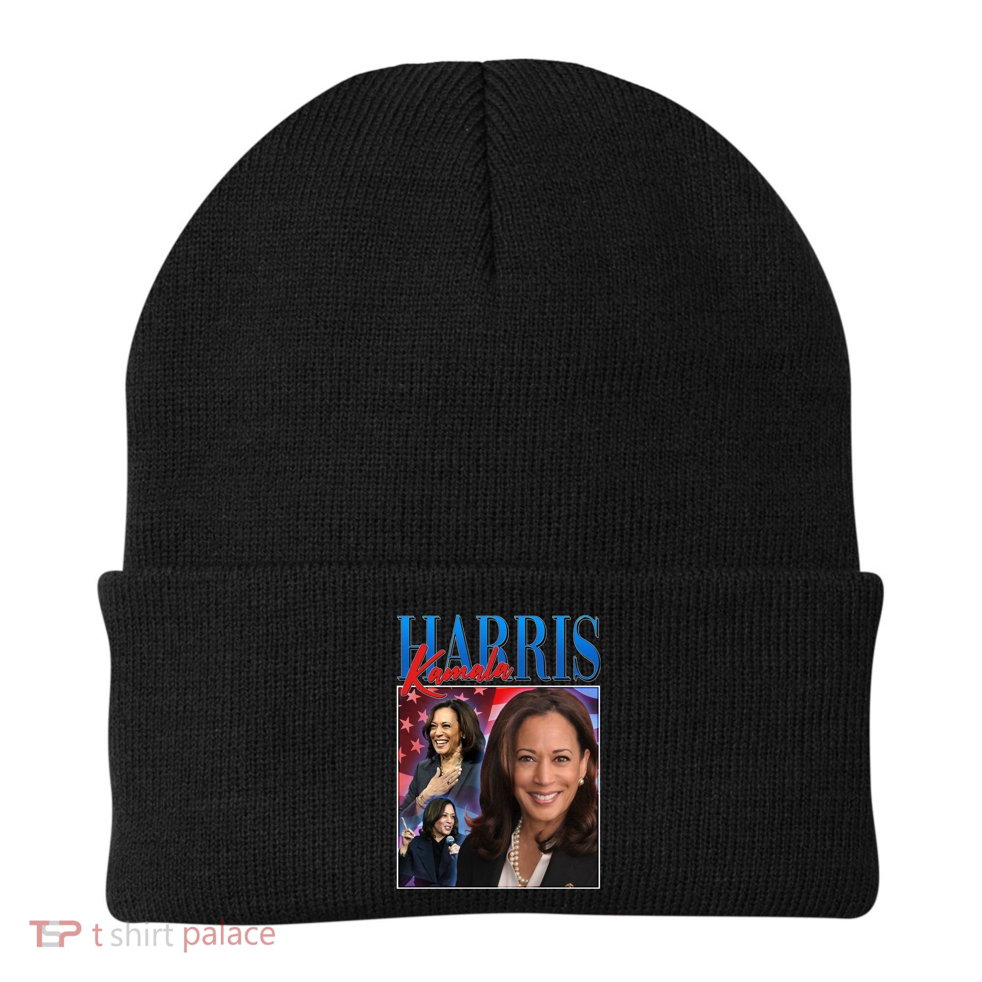 Kamala Harris 2024 Portrait Collage Beanie