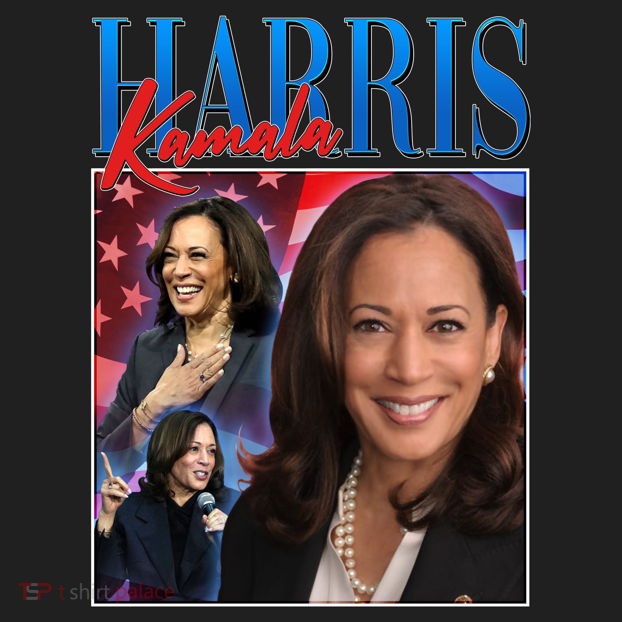 Kamala Harris 2024 Portrait Collage Hat