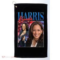 Kamala Harris 2024 Portrait Collage Golf Towel thumb 0