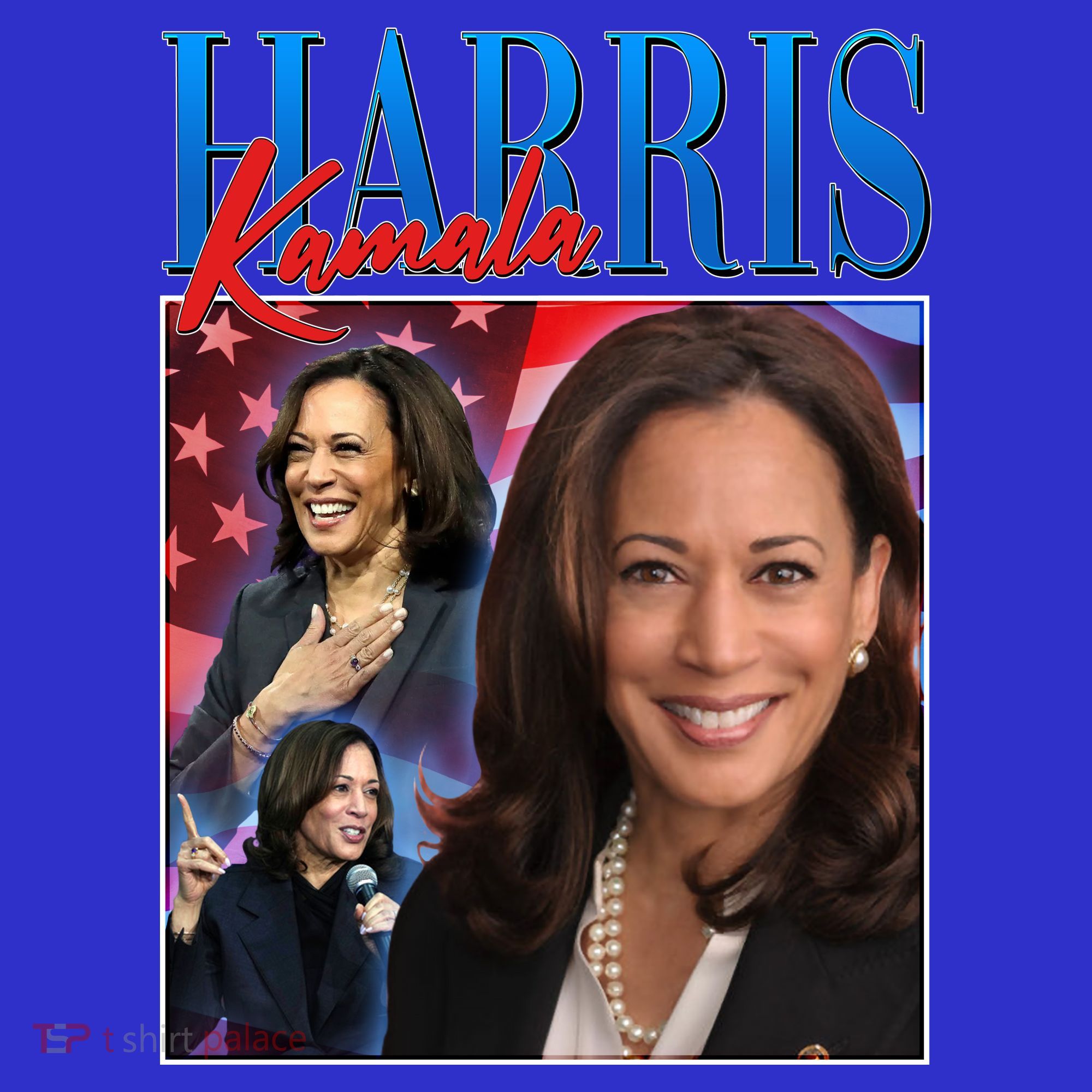 Kamala Harris 2024 Portrait Collage Apron