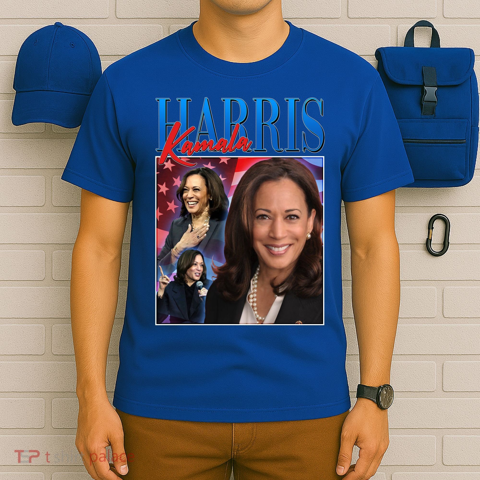 Kamala Harris 2024 Portrait Collage T-Shirt
