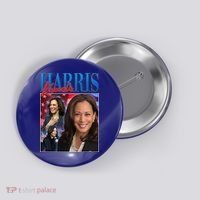 Kamala Harris 2024 Portrait Collage Button thumb 0