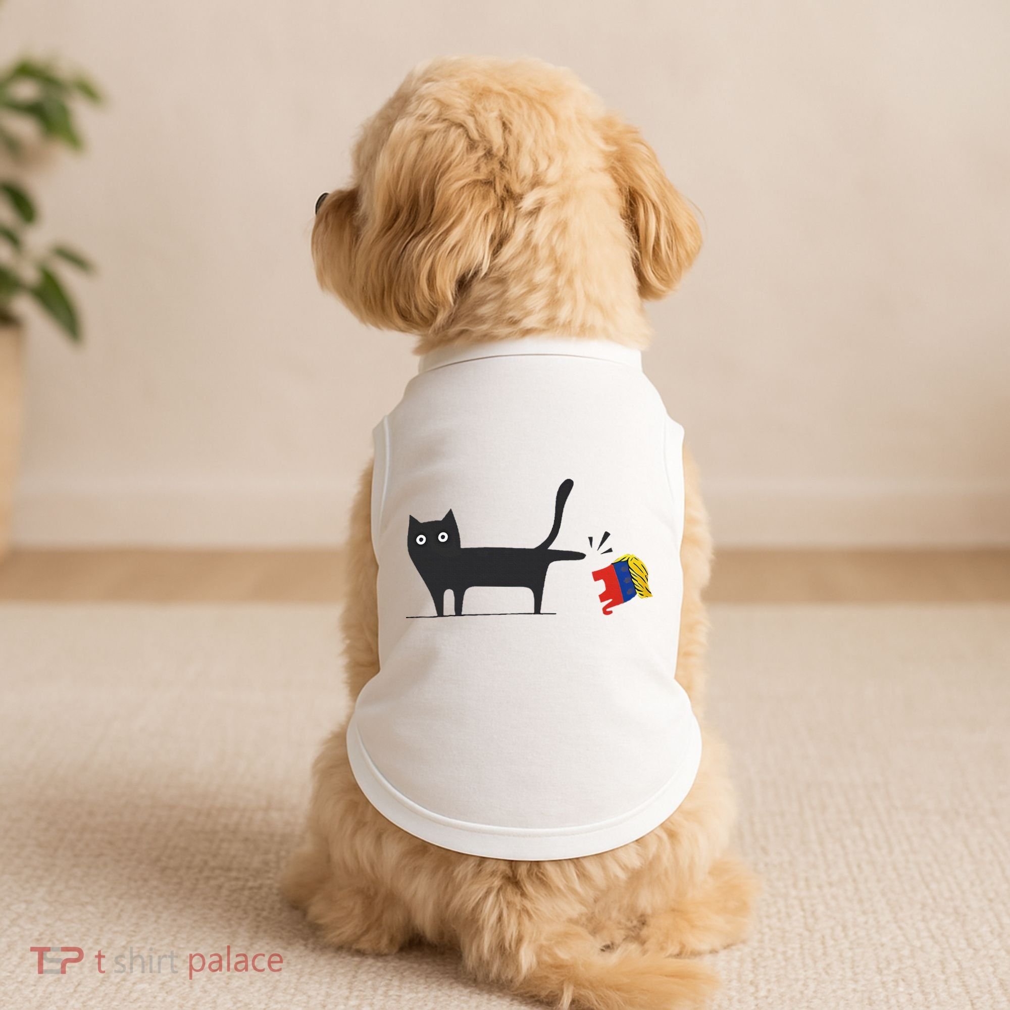 Kamala Harris 2024 Victory Black Cat Vs Gop Elephant Doggie Tank