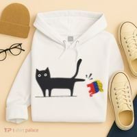 Kamala Harris 2024 Victory Black Cat Vs Gop Elephant Hoodie thumb 4