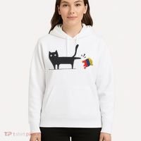 Kamala Harris 2024 Victory Black Cat Vs Gop Elephant Hoodie thumb 5