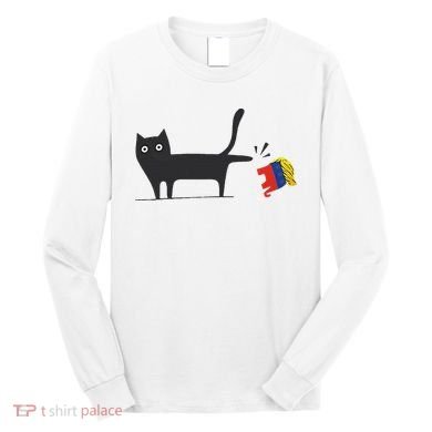 Kamala Harris 2024 Victory Black Cat Vs Gop Elephant Long Sleeve Shirt