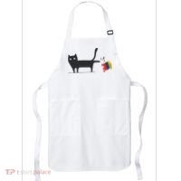 Kamala Harris 2024 Victory Black Cat Vs Gop Elephant Apron thumb 0