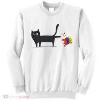 Kamala Harris 2024 Victory Black Cat Vs Gop Elephant Sweatshirt thumb 0