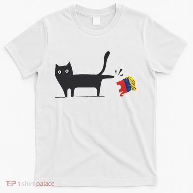 Kamala Harris 2024 Victory Black Cat Vs Gop Elephant T-Shirt