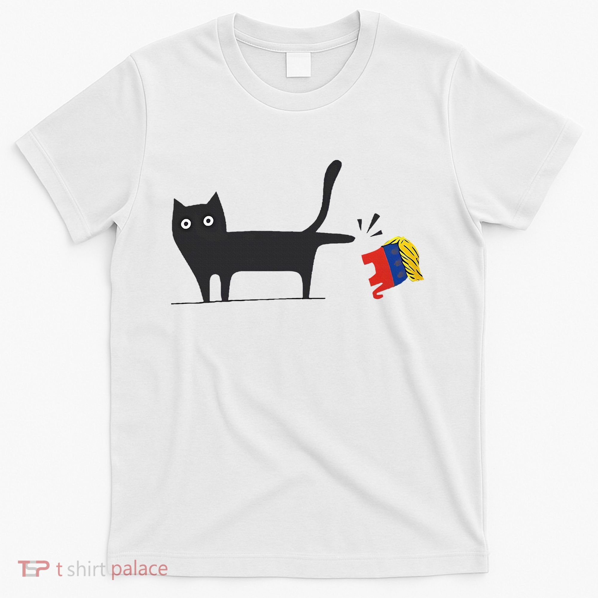 Kamala Harris 2024 Victory Black Cat Vs Gop Elephant T-Shirt