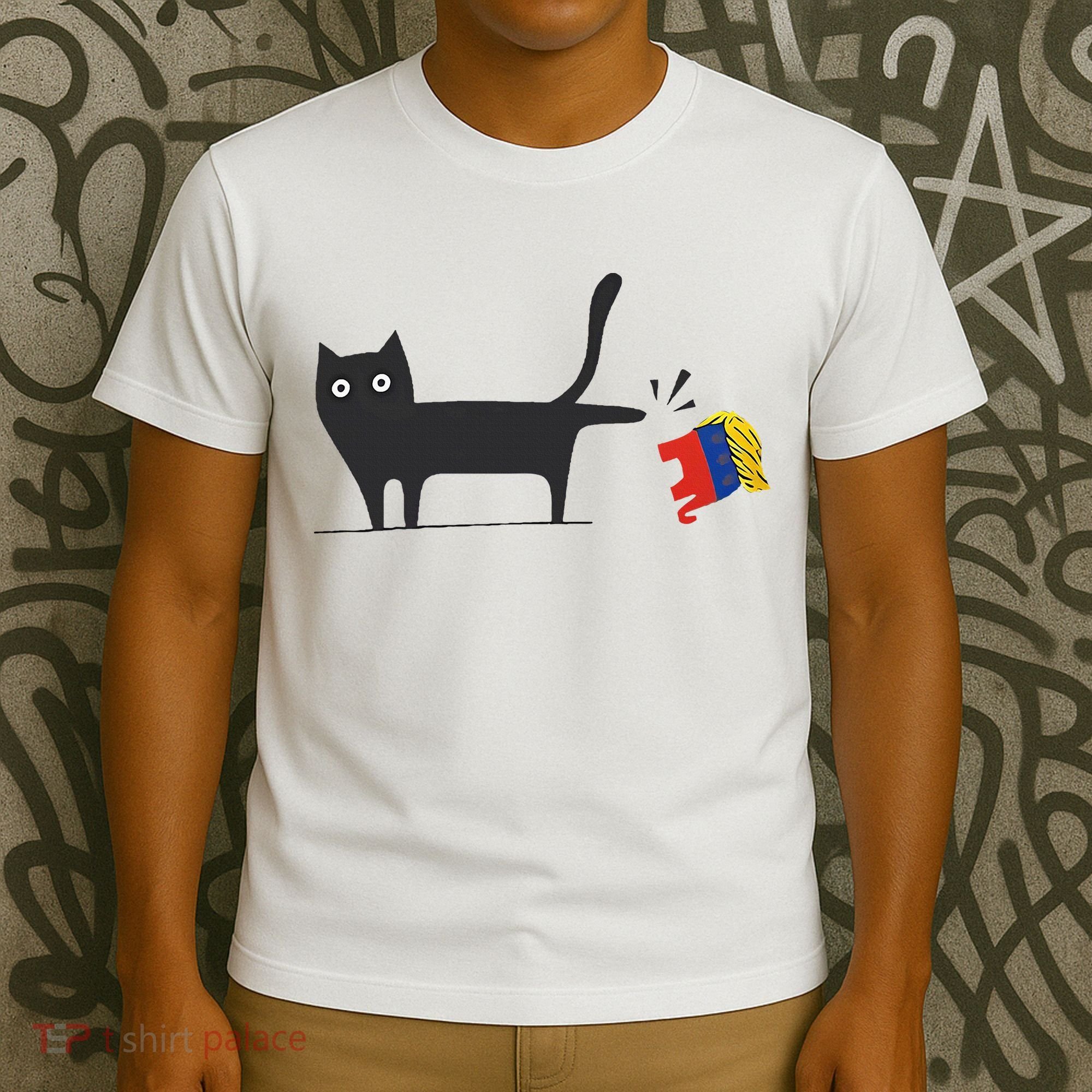 Kamala Harris 2024 Victory Black Cat Vs Gop Elephant T-Shirt