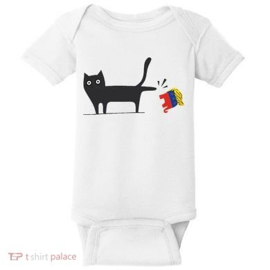 Kamala Harris 2024 Victory Black Cat Vs Gop Elephant Baby Bodysuit