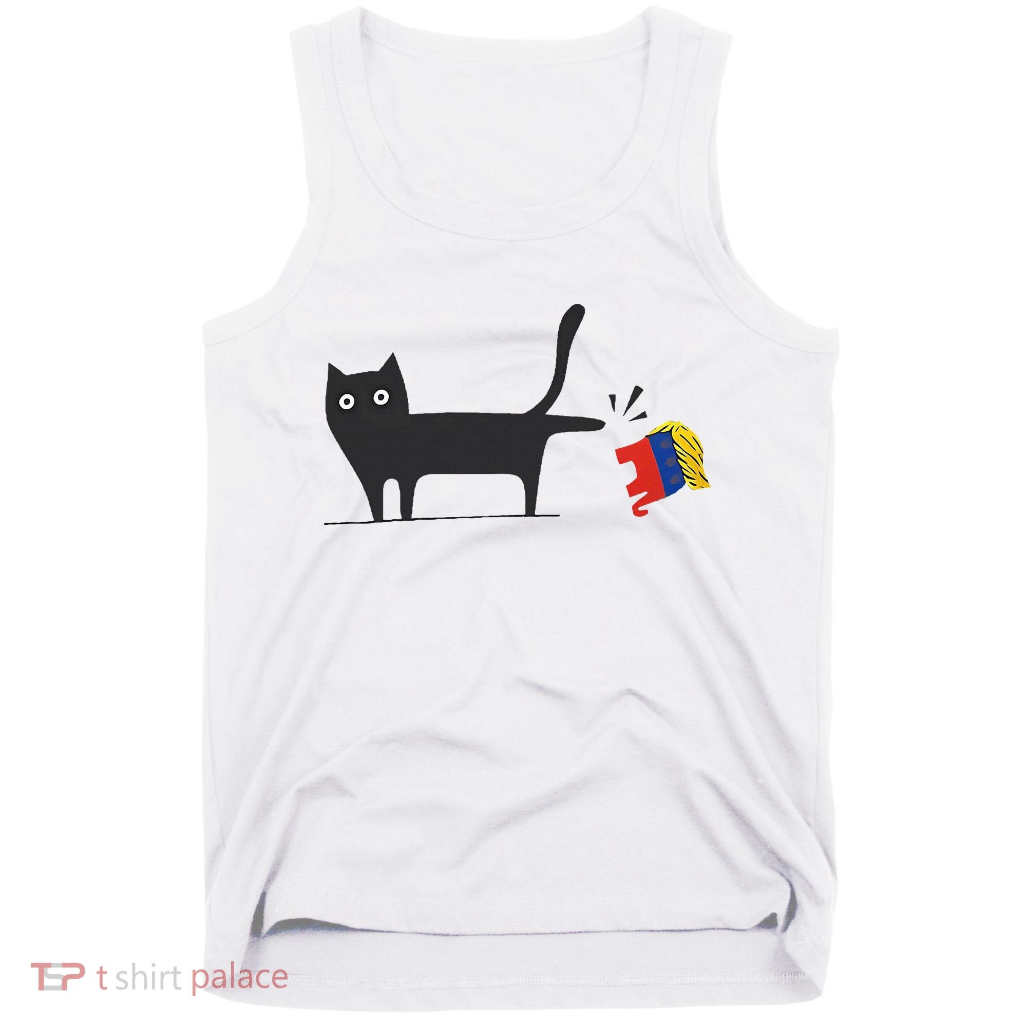 Kamala Harris 2024 Victory Black Cat Vs Gop Elephant Tank Top