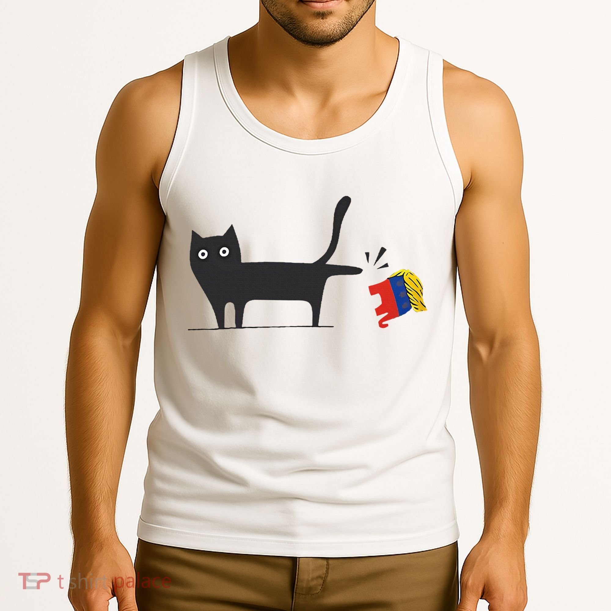 Kamala Harris 2024 Victory Black Cat Vs Gop Elephant Tank Top