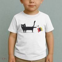 Kamala Harris 2024 Victory Black Cat Vs Gop Elephant Toddler T-Shirt thumb 2