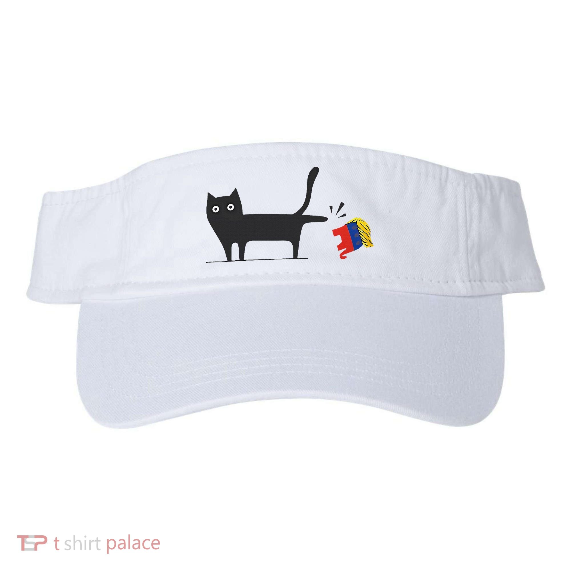 Kamala Harris 2024 Victory Black Cat Vs Gop Elephant Visor