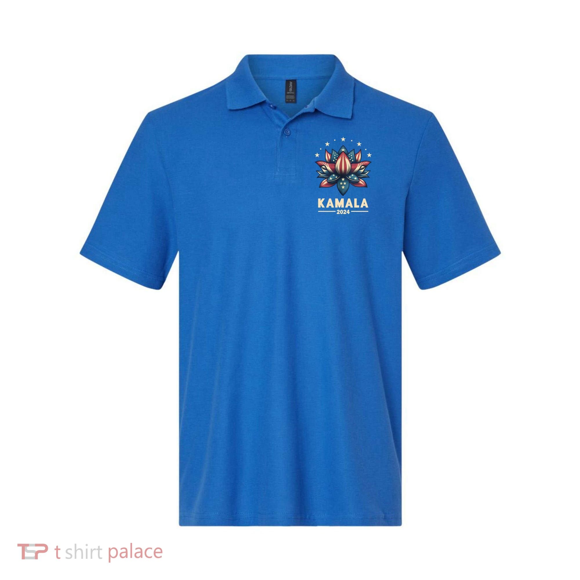 Kamala Harris 2024 Presidential Campaign American Lotus Polo