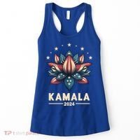 Kamala Harris 2024 Presidential Campaign American Lotus Women's Tank Top thumb 0
