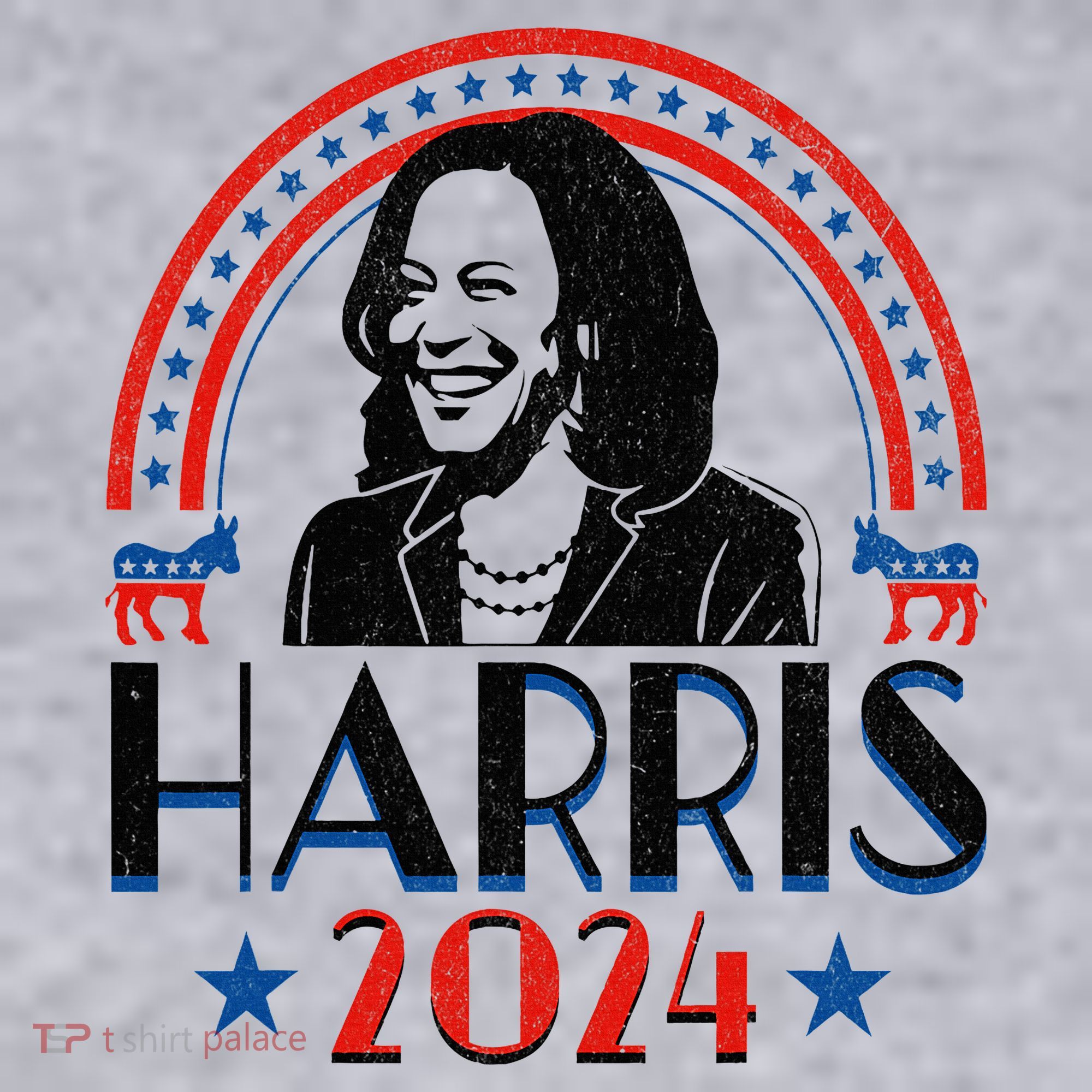 Kamala Harris 2024 Madam President Retro Vote Democrat Women's Sweatshirt