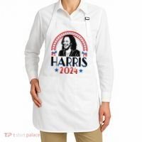 Kamala Harris 2024 Madam President Retro Vote Democrat Apron thumb 2
