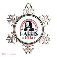 Kamala Harris 2024 Madam President Retro Vote Democrat Ornament thumb 0