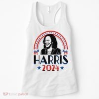 Kamala Harris 2024 Madam President Retro Vote Democrat Women's Tank Top thumb 0