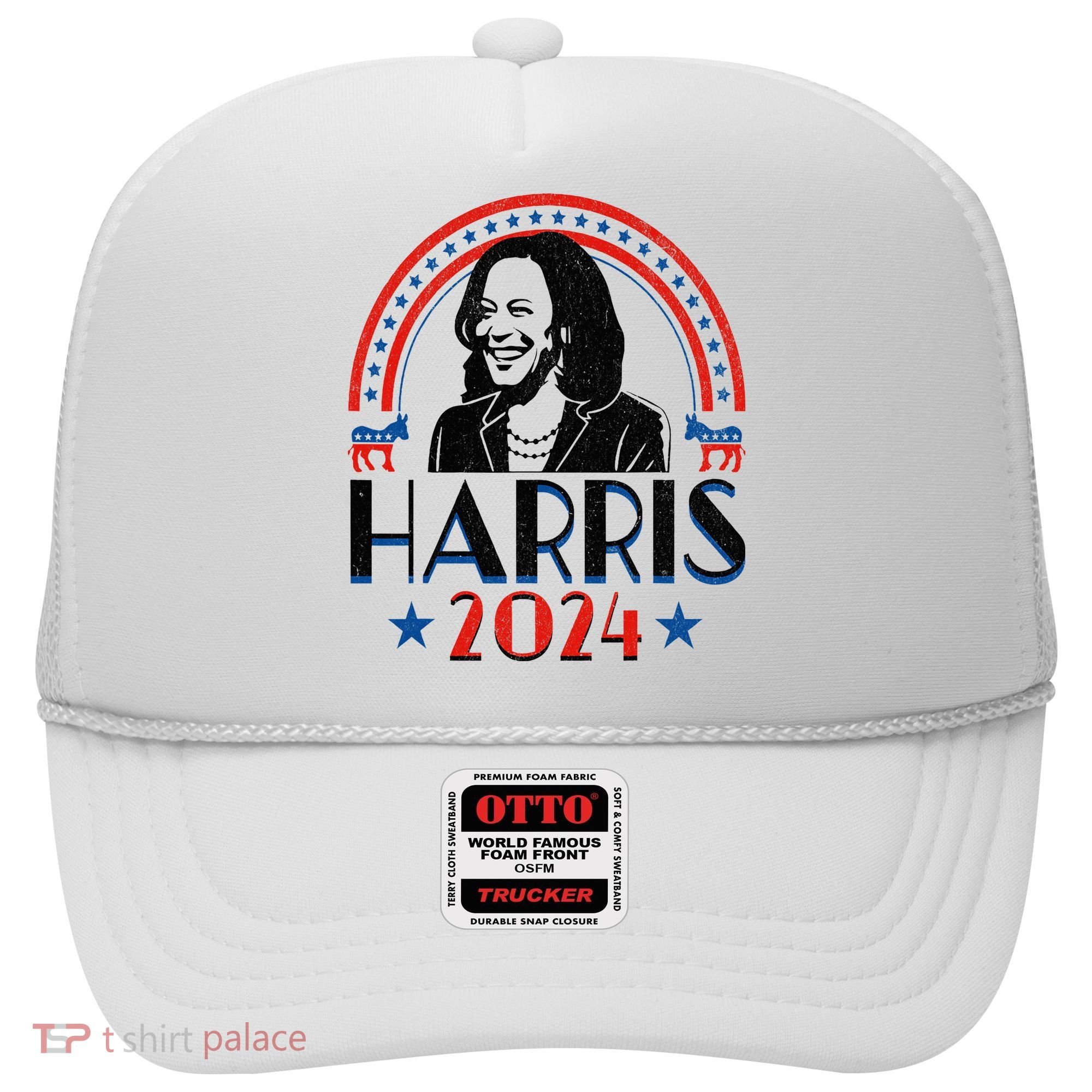 Kamala Harris 2024 Madam President Retro Vote Democrat Hat