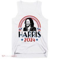 Kamala Harris 2024 Madam President Retro Vote Democrat Tank Top thumb 0
