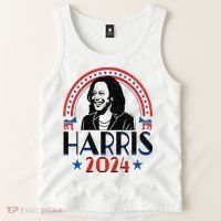 Kamala Harris 2024 Madam President Retro Vote Democrat Tank Top thumb 2