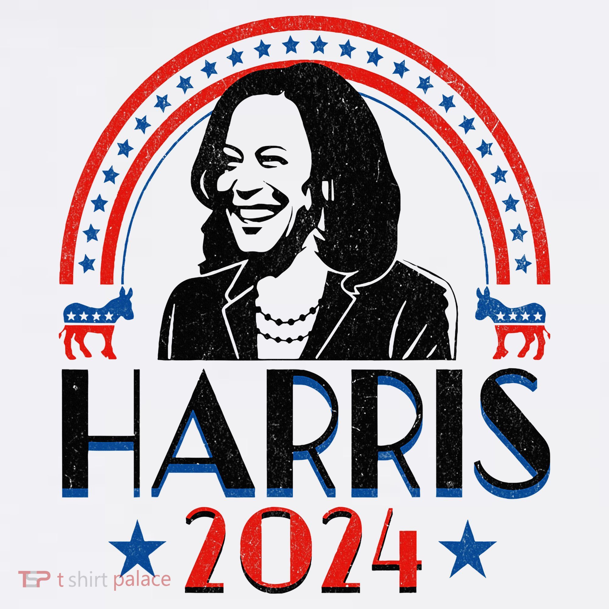 Kamala Harris 2024 Madam President Retro Vote Democrat Kids Sweatshirt