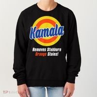 Kamala Harris 2024 Removes Stubborn Stains Funny Women's Sweatshirt thumb 0