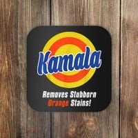 Kamala Harris 2024 Removes Stubborn Stains Funny Coaster thumb 0