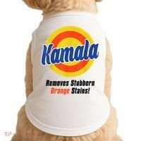 Kamala Harris 2024 Removes Stubborn Stains Funny Doggie Tank thumb 0