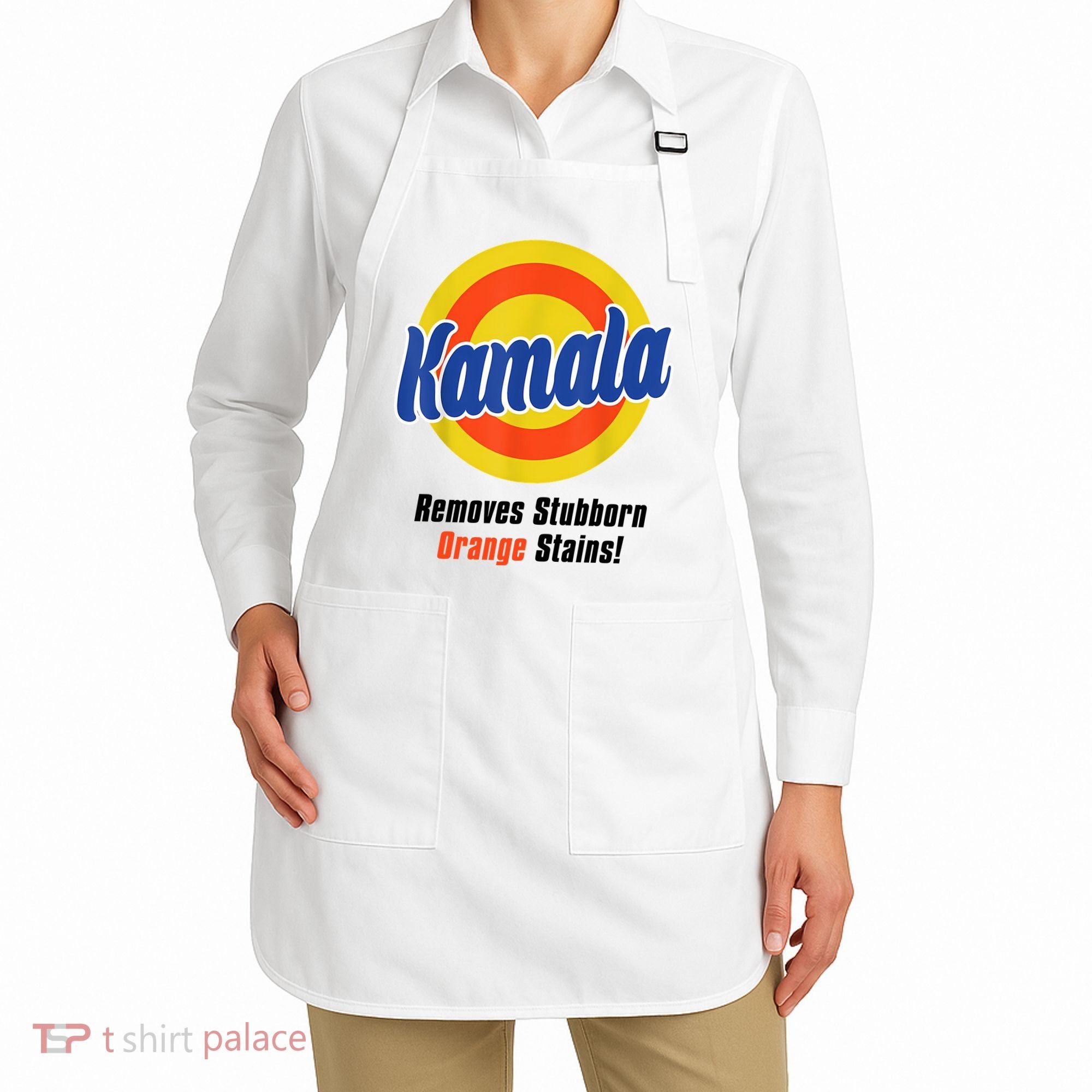 Kamala Harris 2024 Removes Stubborn Stains Funny Apron