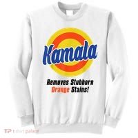 Kamala Harris 2024 Removes Stubborn Stains Funny Sweatshirt thumb 0